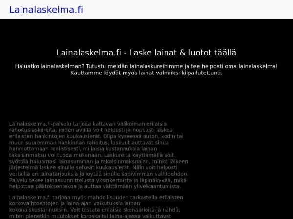 lainalaskelma.fi