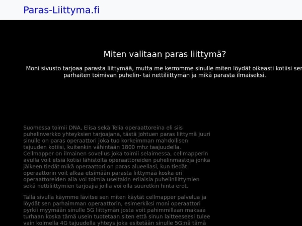 paras-liittyma.fi